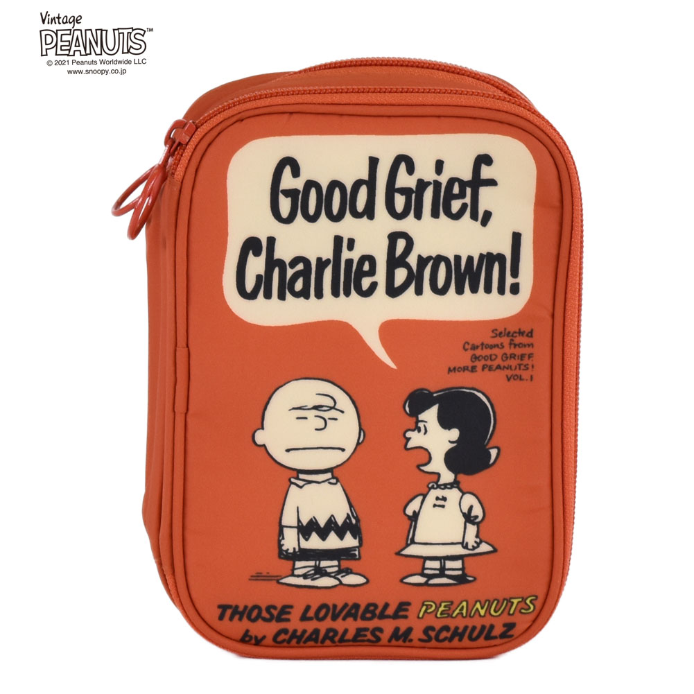 楽天市場 スヌーピー コスメポーチ レッド Peanuts Snoopy Intermode Kawabe 楽天市場店
