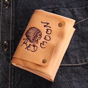 レッドムーン ウォレット REDMOON ショートウォレット S-GT3 サドルレザー　ゴースト 焼印入り【送料無料】｜RM ism FUKUOKA