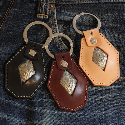 楽天市場】レッドムーン REDMOON レザーキーホルダー S-RM-KH30A