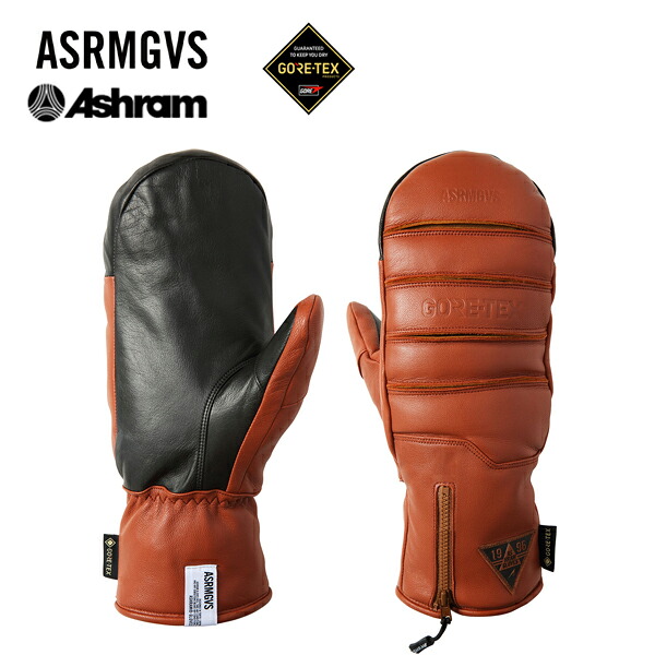 Ashram(アシュラム)ARMA PLUS2025-2026模範例BROWN GORE-TEX snowboardGLOVE
