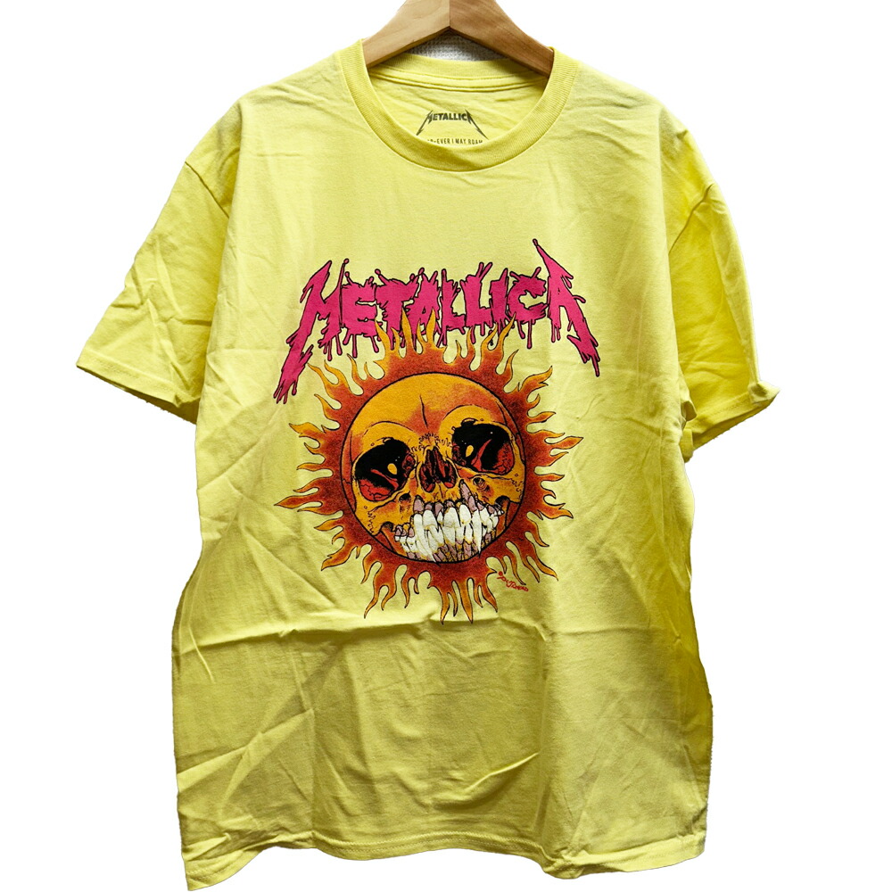 メタリカ Tシャツ METALLICA FIRE SUN PALE MENS T-SHIRT アメリカ正規ライセンス商品