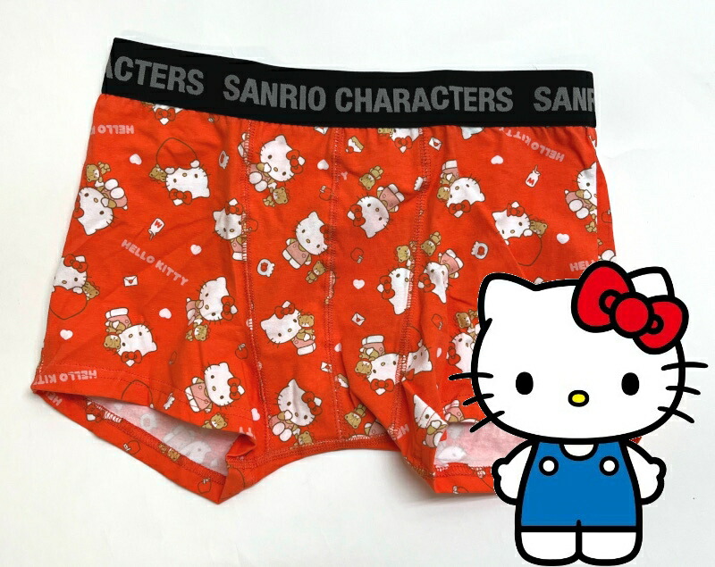 楽天市場】【3色 セット】キティ ボクサーパンツ 前とじ コットン