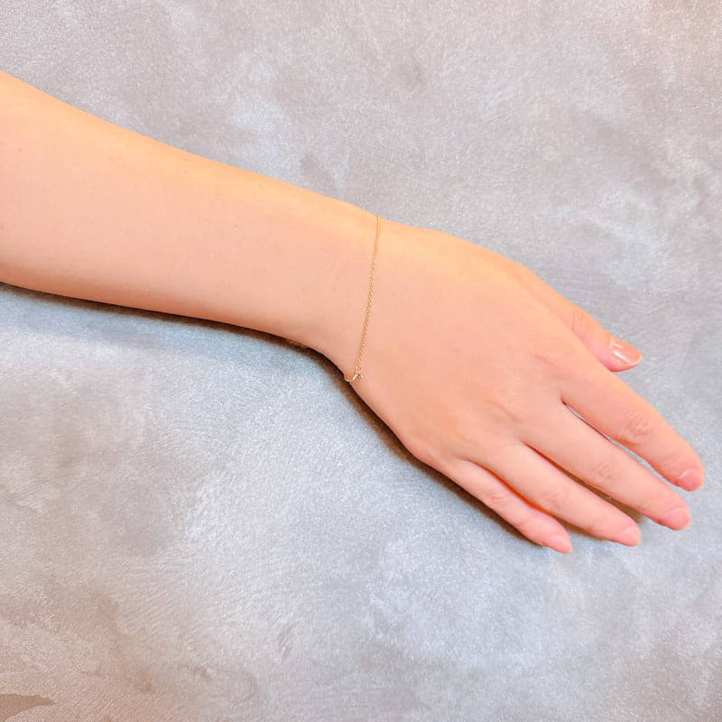 普段着に合う宝飾品直輸入 14K Gold Yellow 1.0粍 Beveled/Double Diamond Cut Hollow Oval Cable Chain/腕輪/17糎/レディース/ユニ一発やる/14K/有形の所有物ありがた味/割れ易い