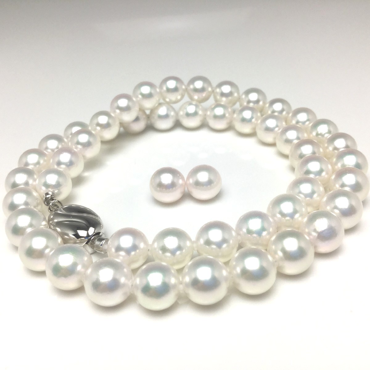 楽天市場】真珠 ネックレス パール 準花珠 テリ最強 アコヤ真珠