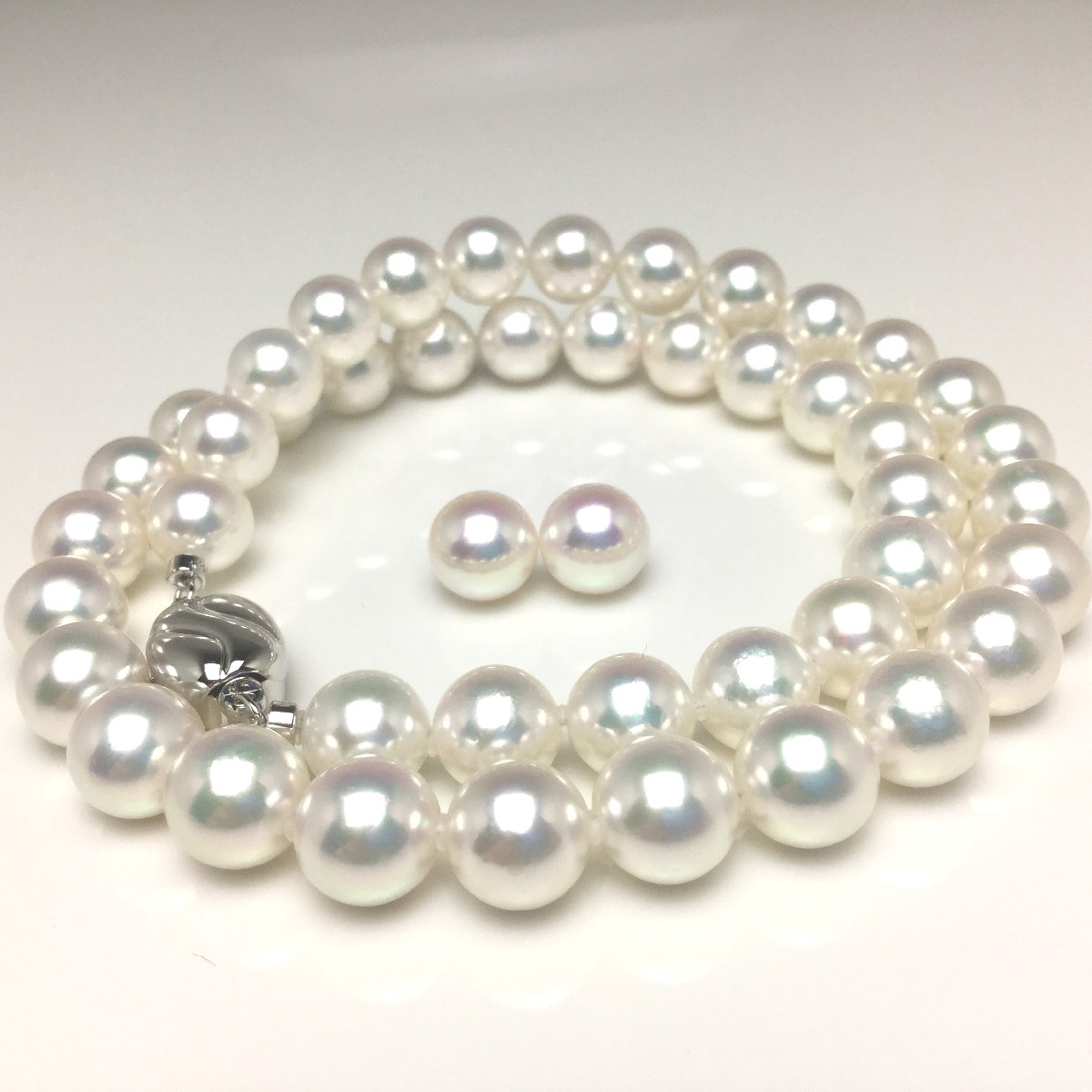 楽天市場】真珠 ネックレス パール 準花珠 テリ最強 アコヤ真珠