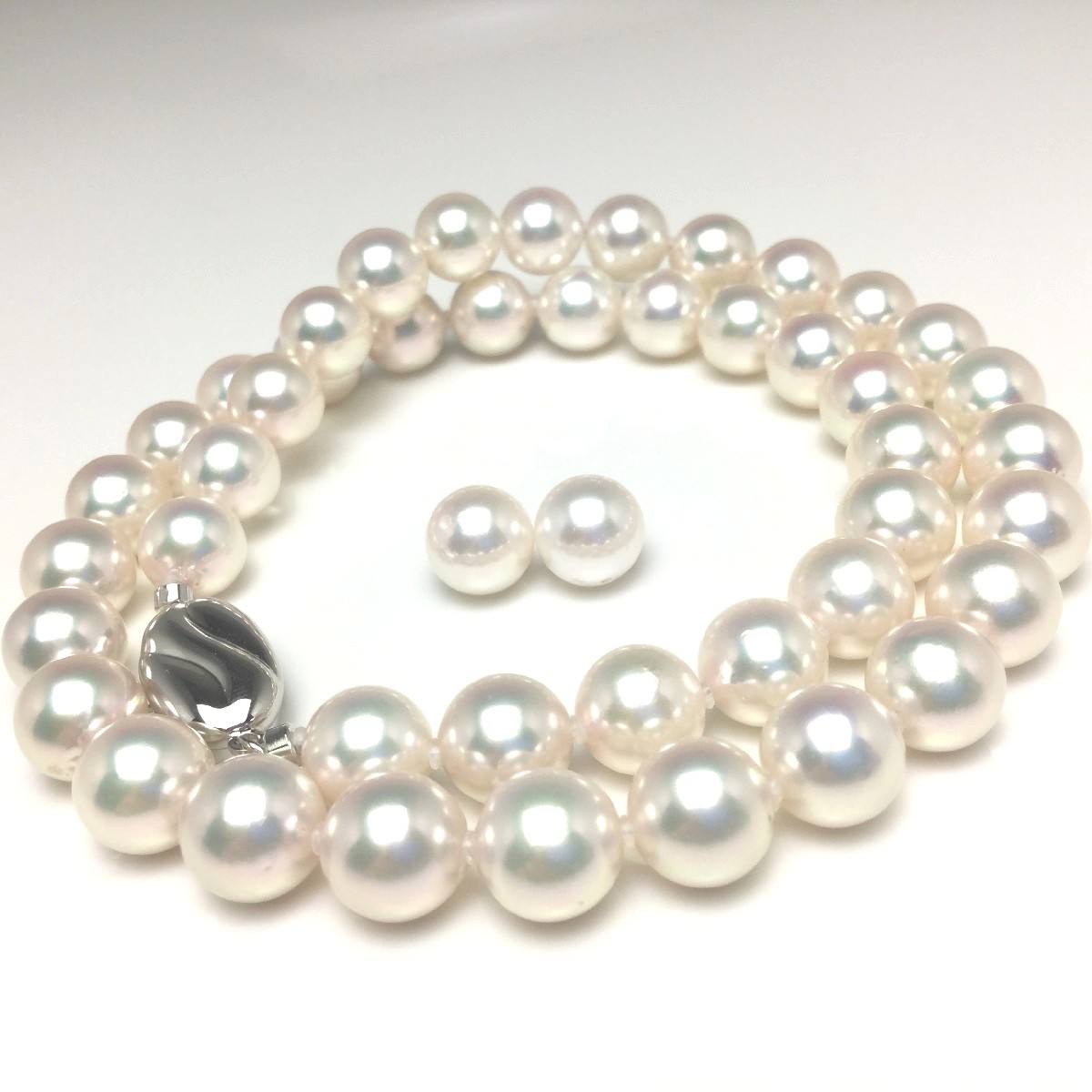 楽天市場】真珠 ネックレス パール 準花珠 テリ最強 アコヤ真珠