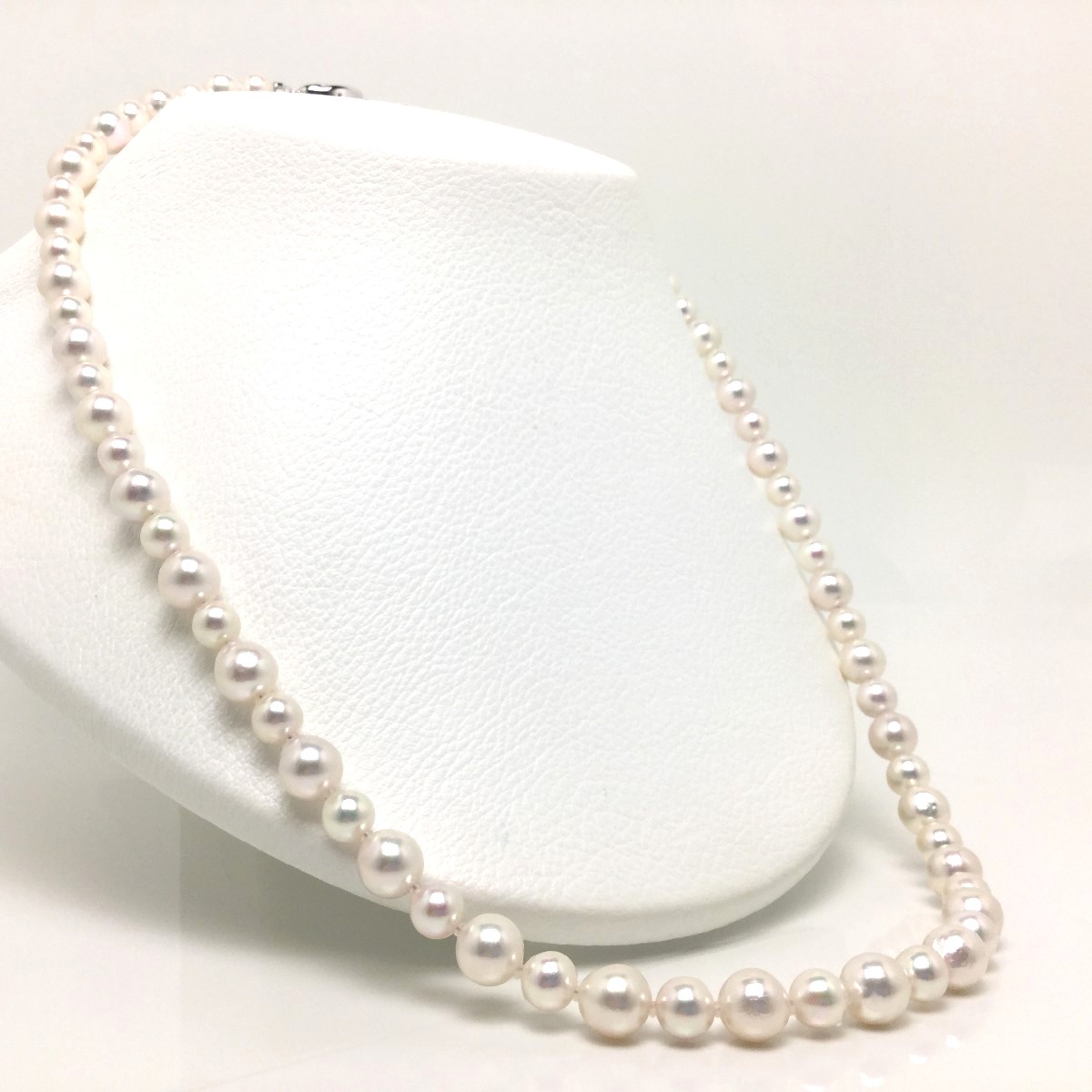 ホワイトパールネックレス 約57cm 楽天市場】真珠 ネックレス パール アコヤ真珠 セミロング 8.5-9.0mm