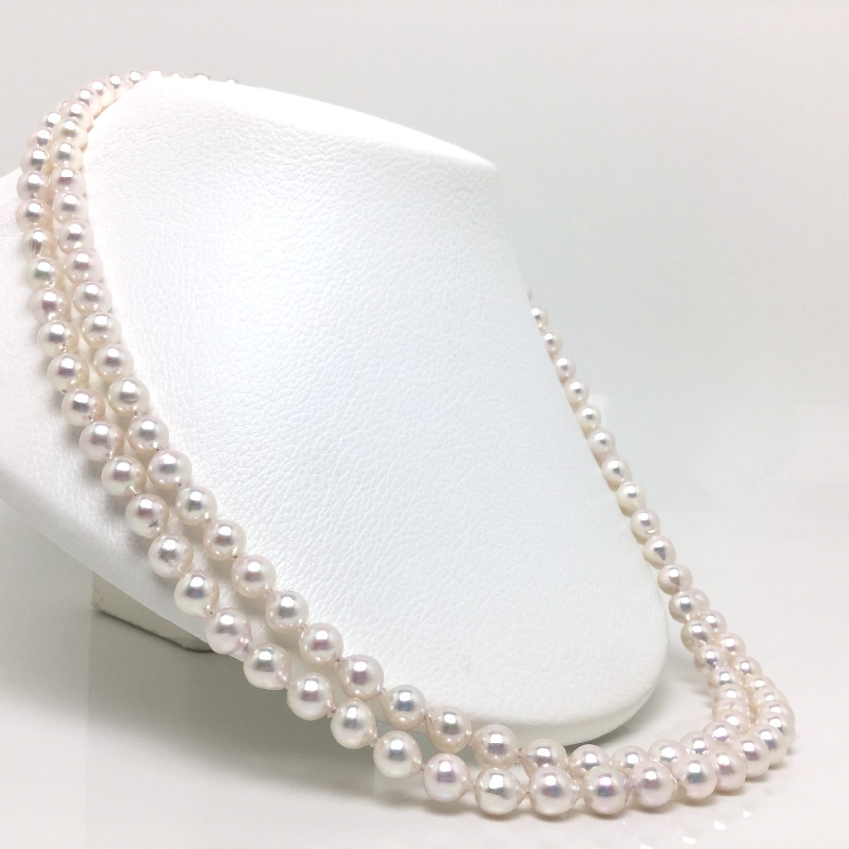 楽天市場】真珠 ネックレス パール アコヤ真珠 ロング 7.5-8.0mm
