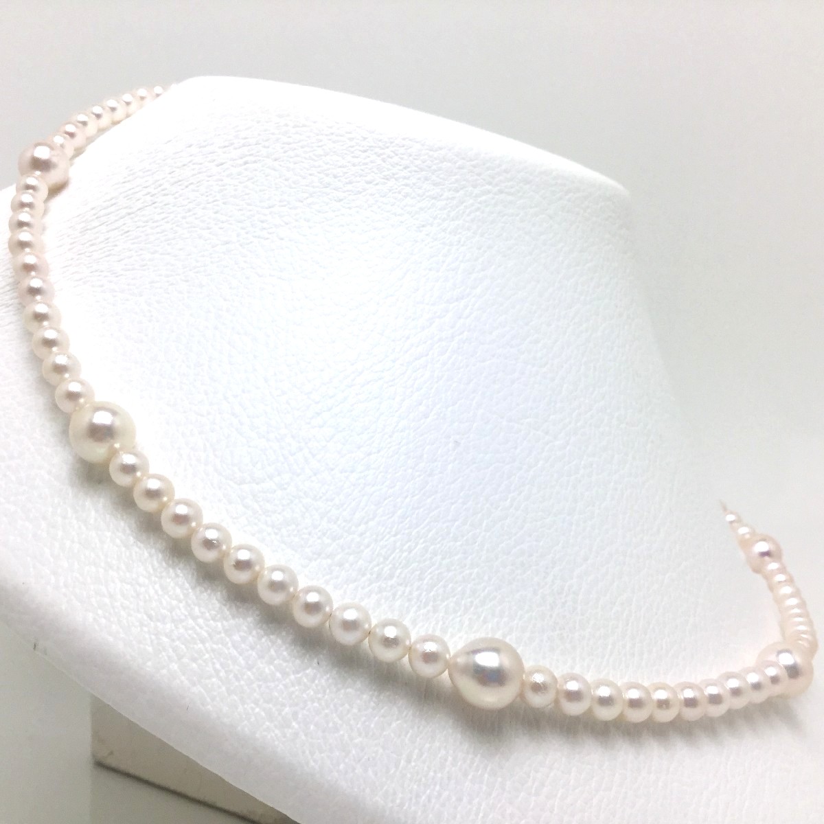 楽天市場】真珠 ネックレス パール アコヤ真珠 7.5-8.0mm ホワイト