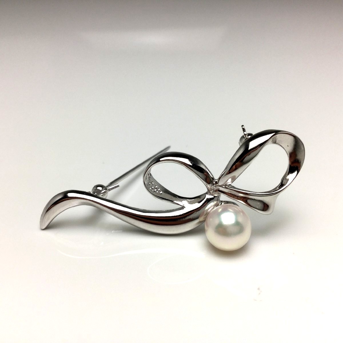 楽天市場】真珠 ブローチ パール アコヤ真珠 7.0-7.5mm ホワイトピンク