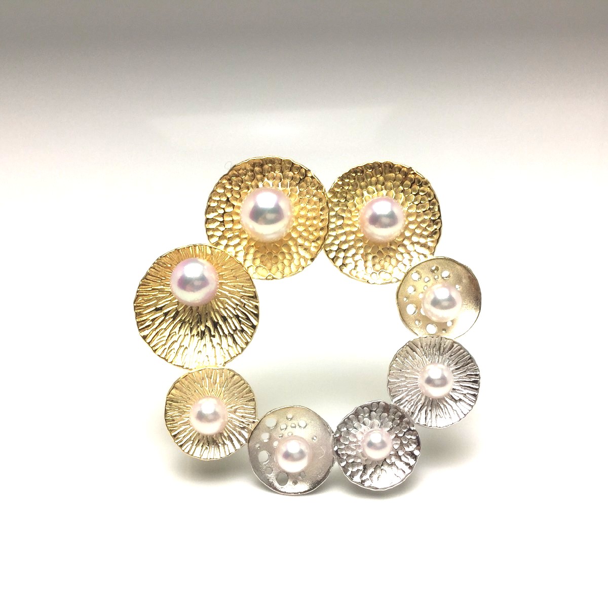 楽天市場】真珠 ブローチ パール アコヤ真珠 7.0-7.5mm ホワイトピンク