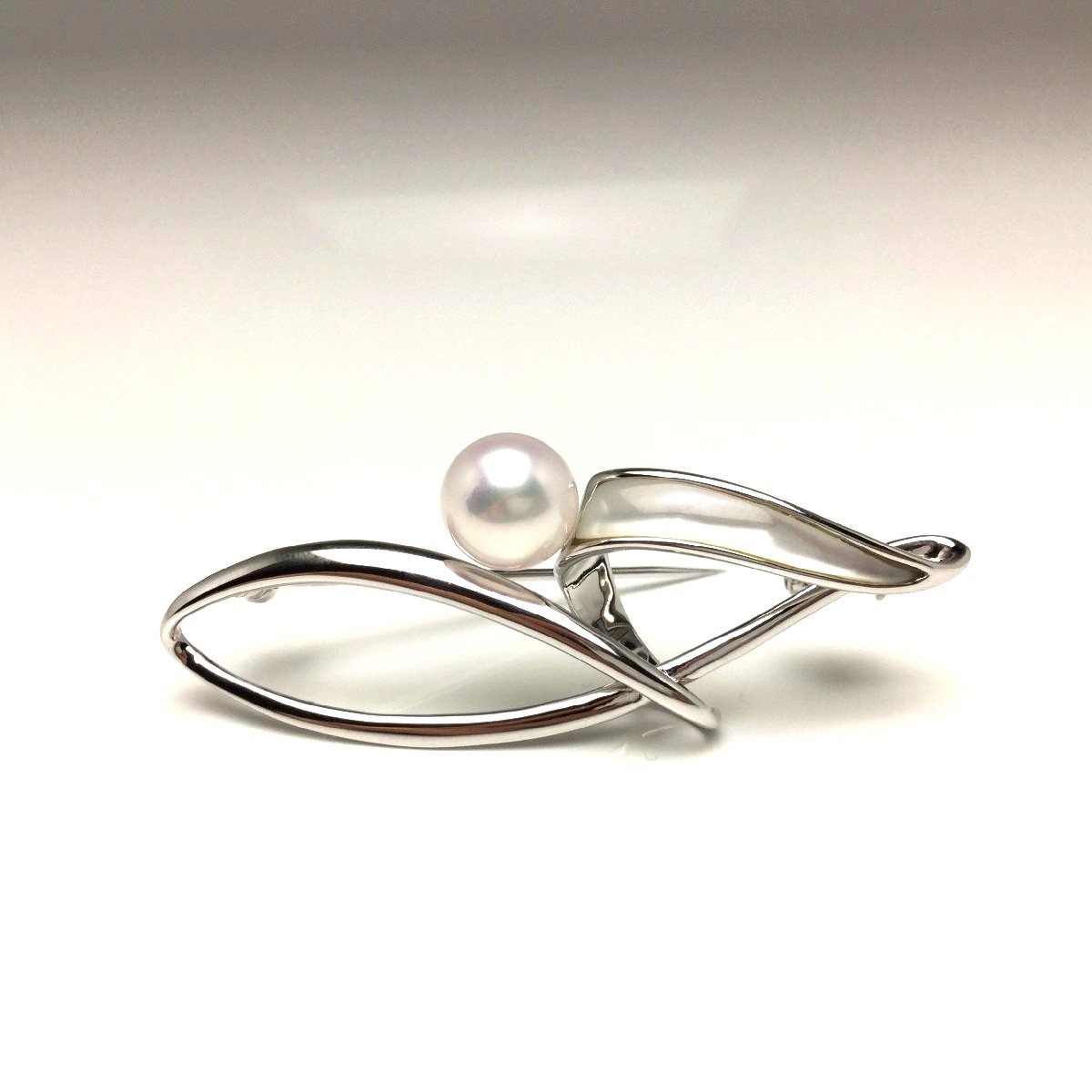 楽天市場】真珠 ブローチ パール アコヤ真珠 9.17mm ホワイトピンク