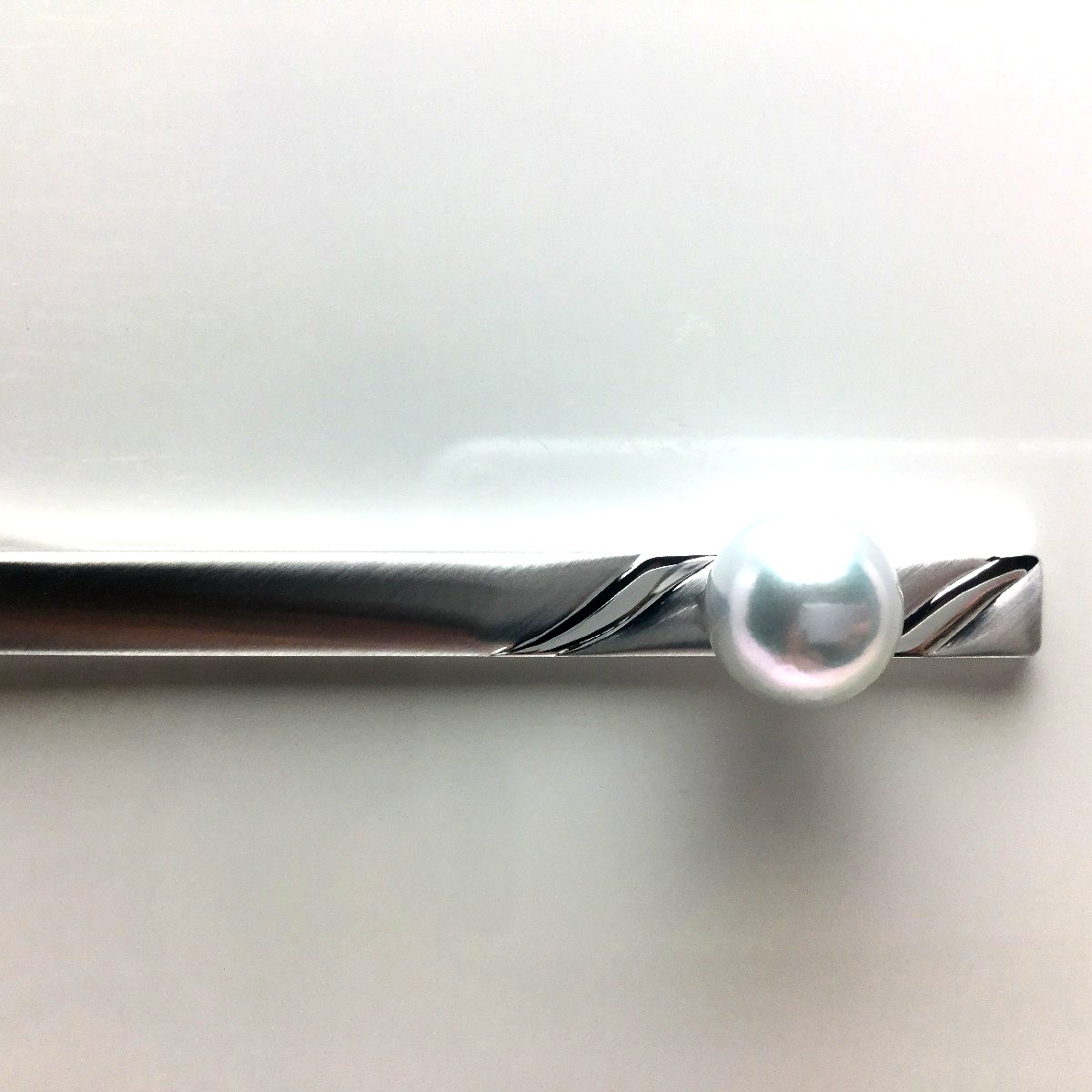 【楽天市場】真珠 ネクタイピン パール アコヤ真珠 9.4mm ホワイトシルバー（ナチュラル） シルバー 69321 イソワパール：伊勢志摩の ...