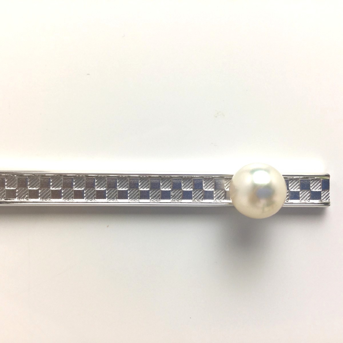 真珠 ネクタイピン パール アコヤ真珠 8.7mm ホワイト シルバー 73646 イソワパール|伊勢志摩の真珠専門店 IsowaPearl