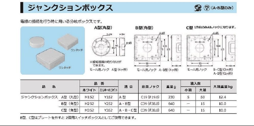 楽天市場】塗装大型四角アウトレットボックス深型 20個入 DS38544B-20