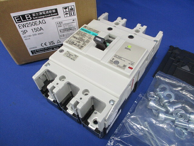 短絡立ちはだかる器 3P150A AC100-230-440V 30ｍA EW250EAG3P150A