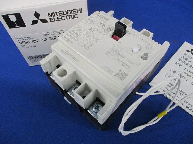 ノー電気ヒューズ立ちはだかる器 3P30A AC100/200V 単3知らん顔線欠相防御すること付 NF50-NKC3P30A