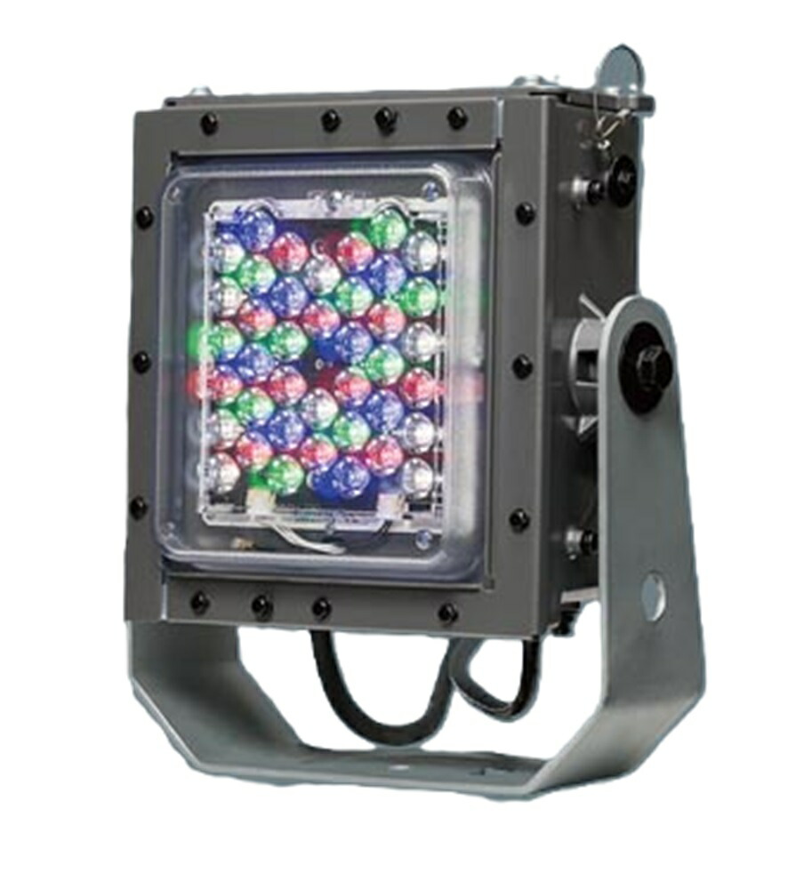 【返品可 保証有】 LEDカラー演出用照明器具(赤青緑白混色)(多機能タイプ)広角タイプ(30度) NND27674
