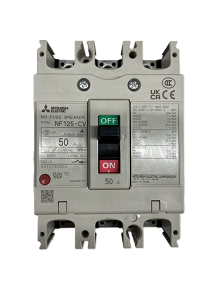 【返品可 保証有】 ノーヒューズ遮断器 NF125-CV-3P-50A