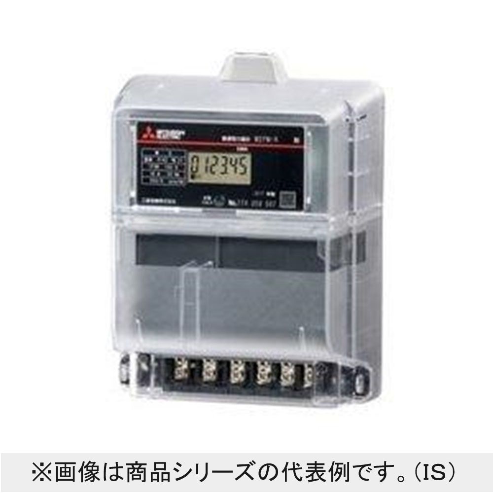 【返品可 保証有】 電子式電力量計 三相3線式普通電力量計 50HZ M2PM-R 3P3W200V75/5A