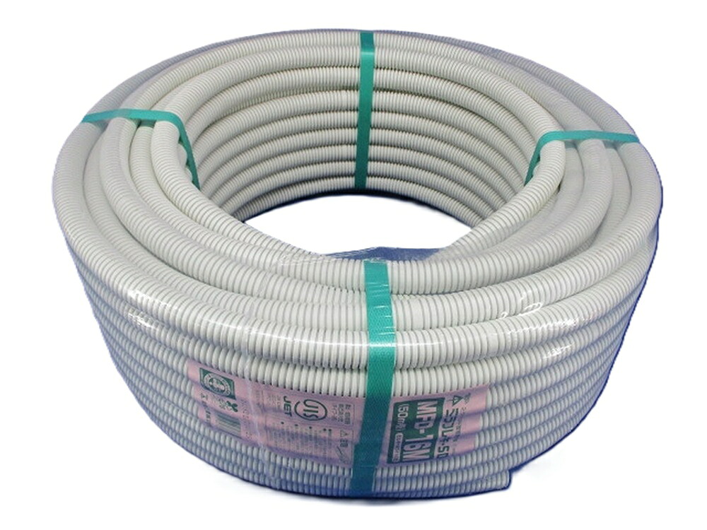 ミラフレキＳＤ(ＰＦカン) 50ｍ巻 ミルキー白いことＤ色 MFD-16M