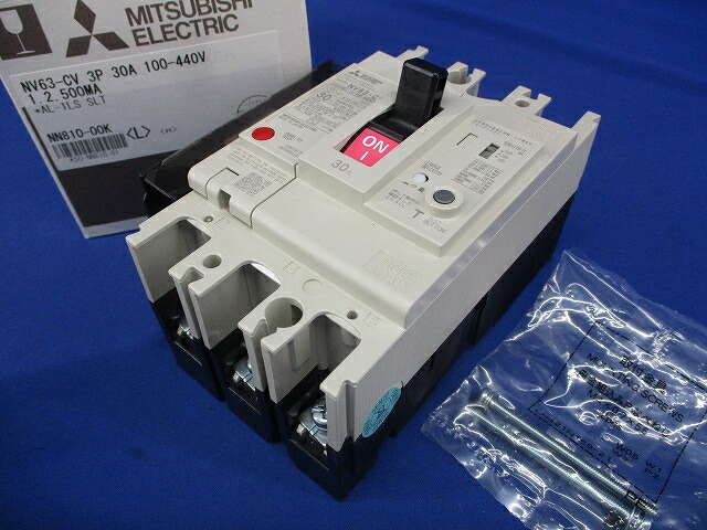 短絡立ちはだかる器 3P30A 100-440VAC 100・200・500ｍA  NV63-CV3P3E30A