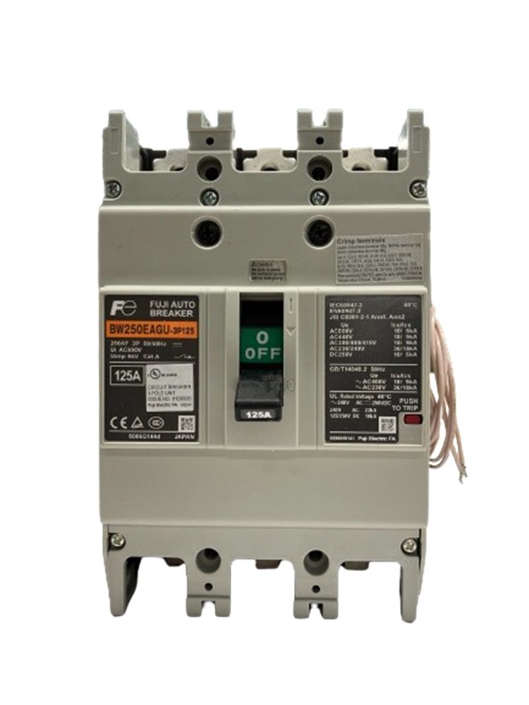 【返品可 引き受ける有】 オートブレーカ F＝AC100-120V/DC100-110V BW250EAGU 3P125A FA