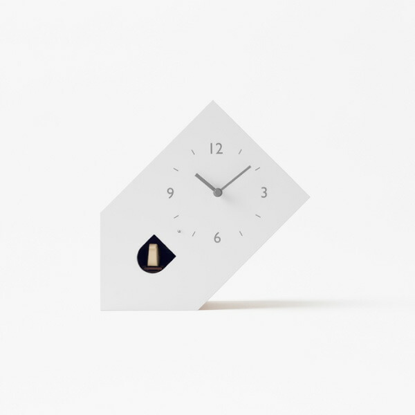 合計3980円以上ご購入で送料無料 置き時計 時計 白 ブックスタンド ブックエンド プレゼント 贈り物 ギフト 子ども キッズ オシャレ おしゃれ 鳩時計 可愛い 面白い デザイン Lemnos Cuckoo Collection Tilt 239 在宅勤務 テレワーク Drdanacarson Org