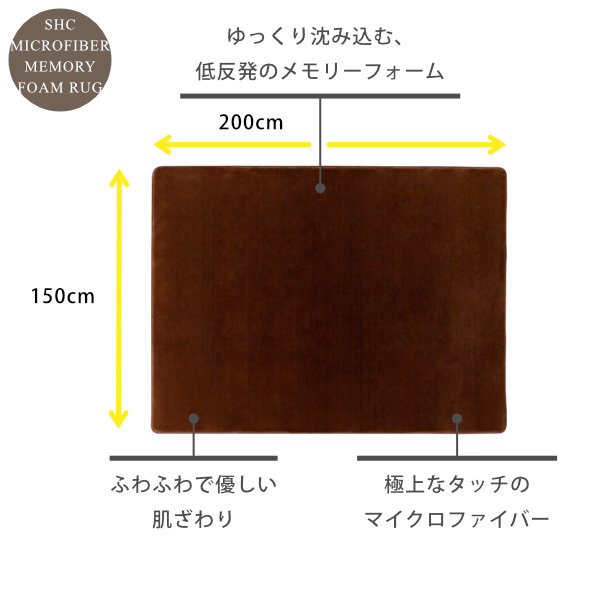 ラグマット ラグ ボリューム 150 0 極上 マイクロファイバー 洗濯可能 ふんわり 頬ずり 快適 柔らかい 床暖房対応 毛足 長い 暖かい リビング 書斎 低反発 滑り止め 100 パイル ポリエステル グレー 品質保証 Shc 267 Sermus Es