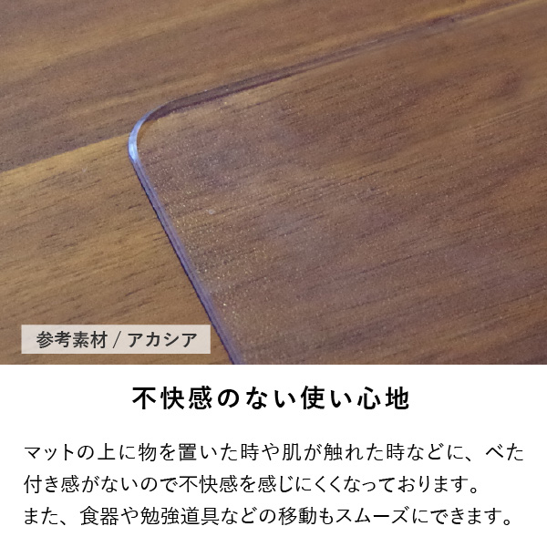 【PSマット抗菌2mm】エルデスク幅41.5cm学習収納用マット