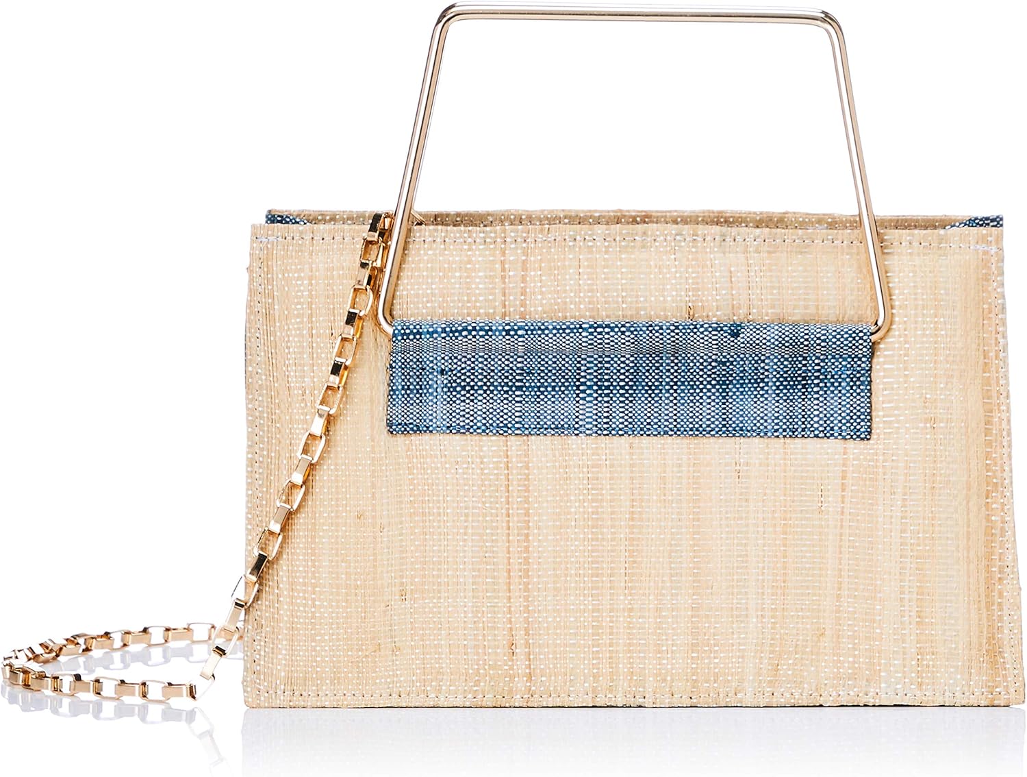 Mini Square Sand Turquoise Mini Square Tote Sand Turquoise｜SelectShop Palette
