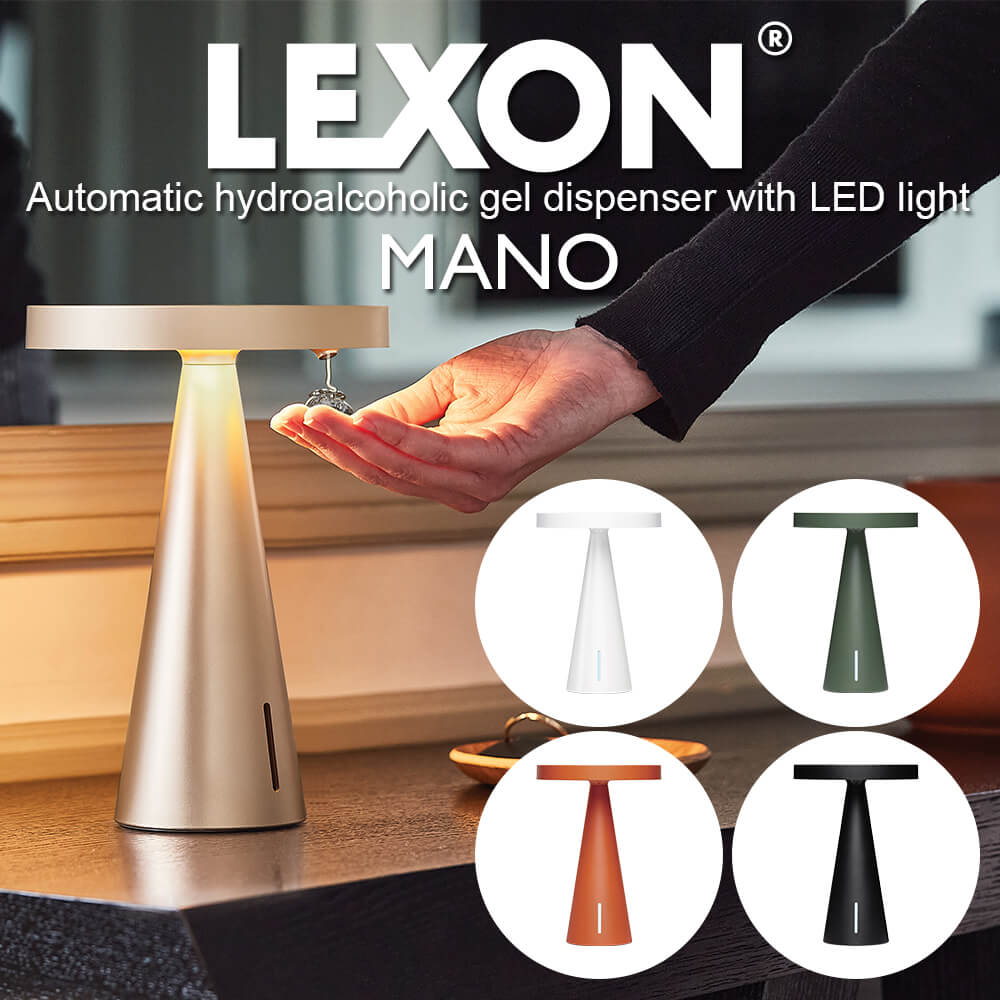 【百貨店SALE 】手をかざすだけで適量がでてくるお手てディスペンサー LEXON MANO LH79
