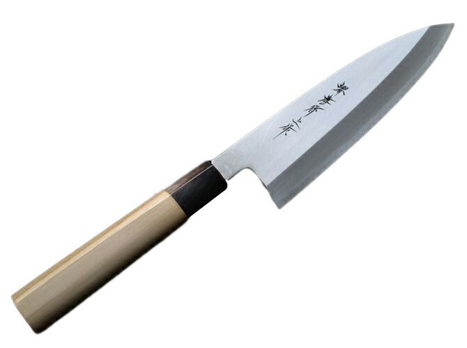 包丁 舟行出刃 8寸 240mm 安来白三鋼 堺孝行 本霞研 水牛柄 日本製 和包丁