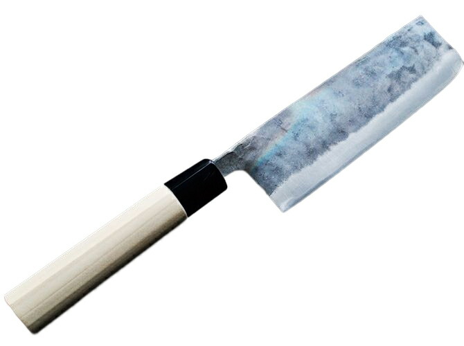 楽天市場】「土佐清龍作」黒打菜切包丁（両刃）16.5cm : 有限会社 西山