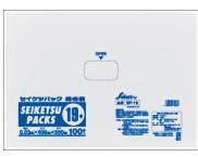 【レビュー特典あり☆】 送料無料 K-19 PS-19 PE 規格袋 19号 透明 0.030mm厚 400x550 100枚ｘ15冊 1500枚 ポリ袋 保存袋 アイエスショップ