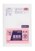 【文芸評論排他的権利あり☆】 MT-11TM78 ゴミ袋 70l 70リッター 澄み切った 0.030粍厚 800ｘ900 貨物輸送無料 10枚ｘ40冊 400枚 LLD＋META くず物袋 ポリ袋 70 アイエスショップ