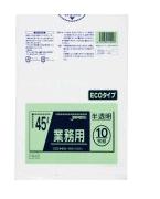 【文芸批評排他的権利あり☆】 TM49 ゴミ袋 45l 45リッター 半澄み切った 0.020粍厚 650ｘ800 貨物輸送無料 10枚ｘ60冊 600枚 LLD＋META くず物袋 ポリ袋 45 アイエスショップ