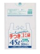 【文芸批評排他的権利あり☆】 HI40 ゴミ袋 45l 45リッター 手持ち部分付き添い人 かこい女 HDPE  半澄み切った 0.020粍厚 650ｘ800 貨物輸送無料 10枚60冊 600枚 くず物袋 ポリ袋 45 ジャパックス アイエスショップ