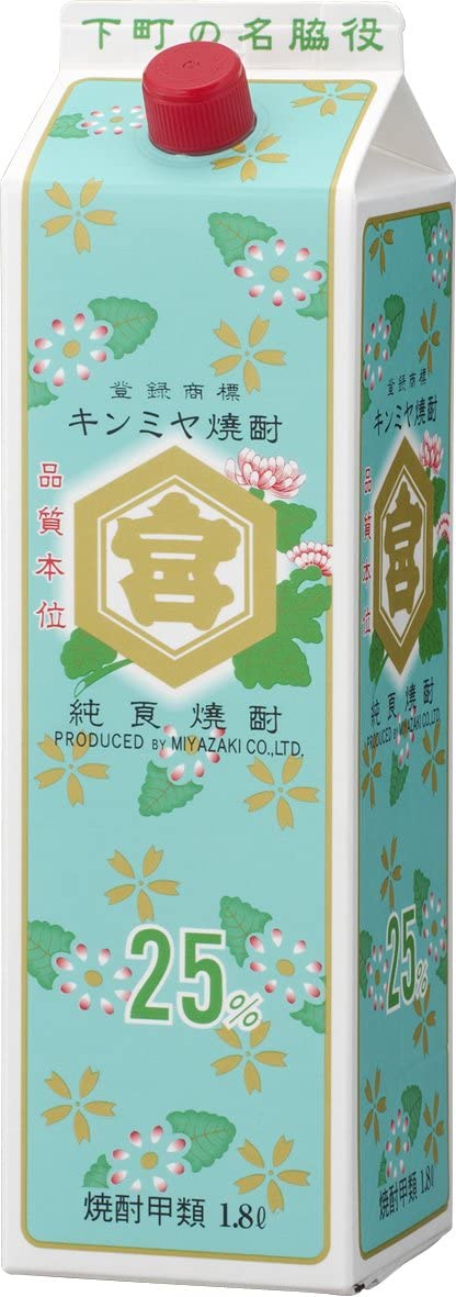 楽天市場】お中元 宮崎本店 亀甲宮焼酎（キンミヤ）パック 1.8L×1本 ギフト 父親 誕生日 プレゼント 1800ml 父の日 : 逸酒創伝  楽天市場店