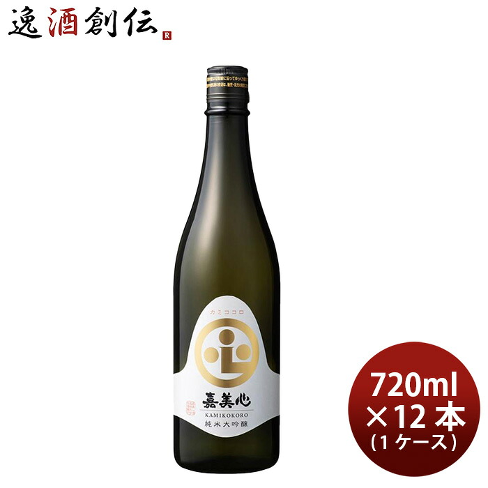 日本酒 嘉美心 純米大吟醸 720ml &times; 1ケース / 12本 嘉美心酒造 父の日 お中元 夏ギフト 暑中見舞い｜逸酒創伝　店