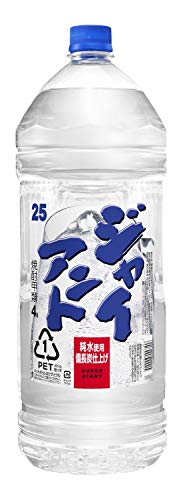甲類焼酎 25度 メルシャン スーパージャイアント ペット 4000ml 4L 4本 1ケース ギフト 父親 誕生日 プレゼント お酒 新生活 入学祝い 卒業祝い 就職祝い 進学祝い