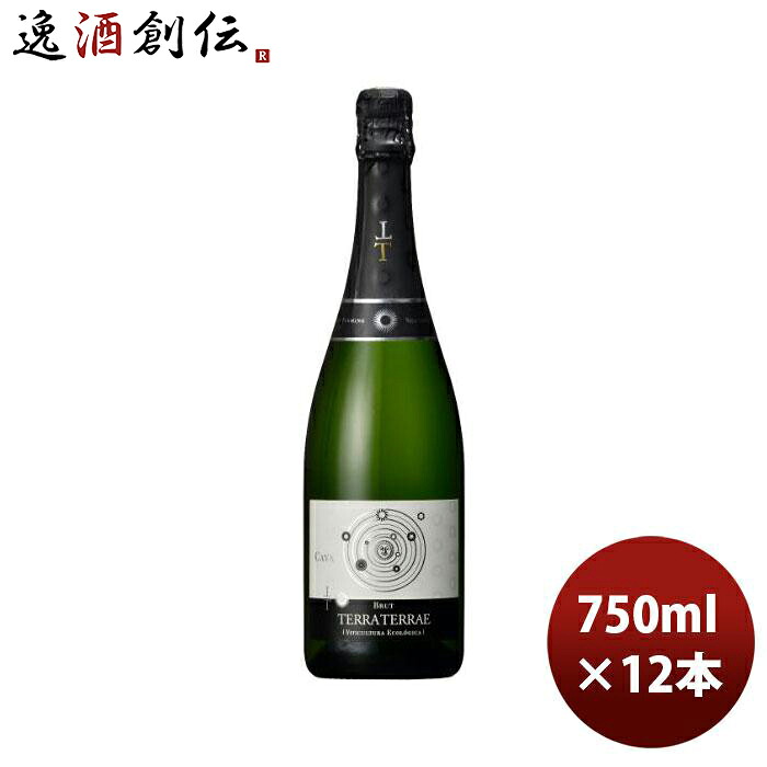 スペイン カヴァ テラ テラエ カバ ブリュット 750ml × 2ケース / 12本 スパークリングワイン お酒 お酒 父の日 のし・ギフト対応不可|逸酒創伝 店