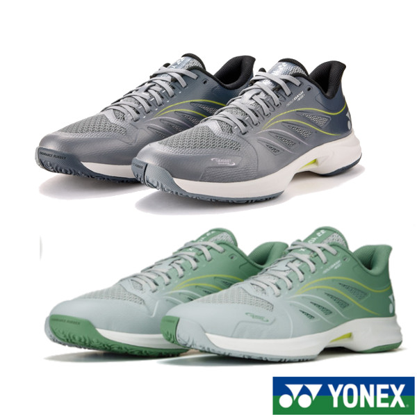 《送料無料》《新色》2026年7月中旬発売　YONEX　パワークッションエアラスダッシュ5 ワイド GC. SHTAD5WG　ヨネックス　テニスシューズ　クレー・砂入り人工芝コート用｜テニスラケットショップのIS
