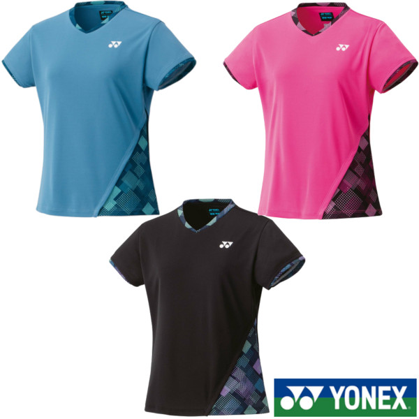 ヨネックス　ウェア　XOサイズ 日本代表　ゲームシャツ　バドミントン　即購入可 YONEX ヨネックス ゲームシャツ 20814 レディース 2024SS