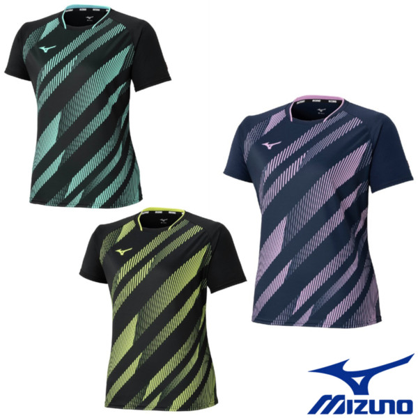 《送料無料》MIZUNO　ウィメンズ　ゲームシャツ　82JAC214　ミズノ　レディース　卓球　ウェア