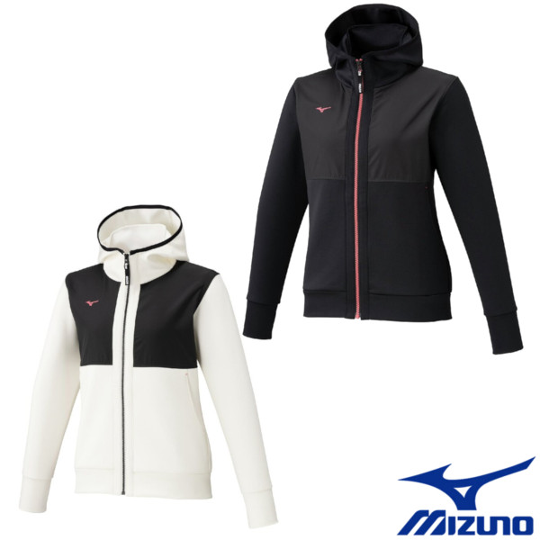 《送料無料》MIZUNO ウィメンズ ストレッチスウェットフーディ 62MCC700 ミズノ プラクティス レディース テニス バドミントン ウェア|テニスラケットショップのIS