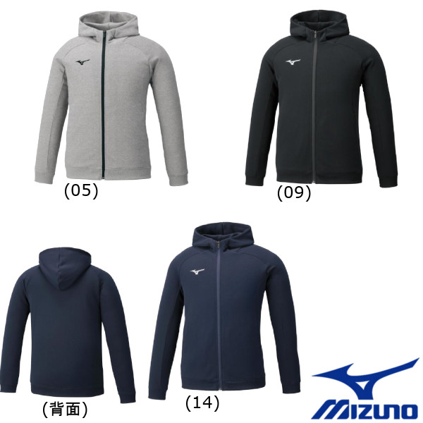 送料無料》MIZUNO ユニセックス スウェットシャツ フルジップフーディー 32MC0177 ミズノ トレーニング ウェア 色々な