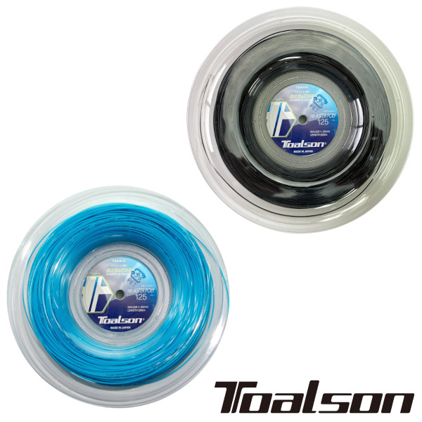 《送料無料》Toalson HD アスタポリ 125 (ロール:200m) HD ASTER POLY 125 7472514 トアルソン 硬式テニスロール|テニスラケットショップのIS