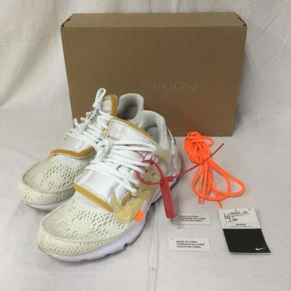 Nike ナイキ スニーカー スニーカー Sneakers Off White オフホワイト 30 100 Off White The 10 Air Presto 赤タグ Used 古着 中古 Shoesplaza Ge