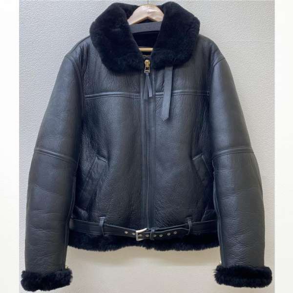 Morgan モルガン レザージャケット ジャケット 上着 Jacket ムートン レザー フライトジャケット ミリタリー B 3タイプ 羊革 Raf モーガン 革ジャン Used 古着 中古 Maf Gov Ws